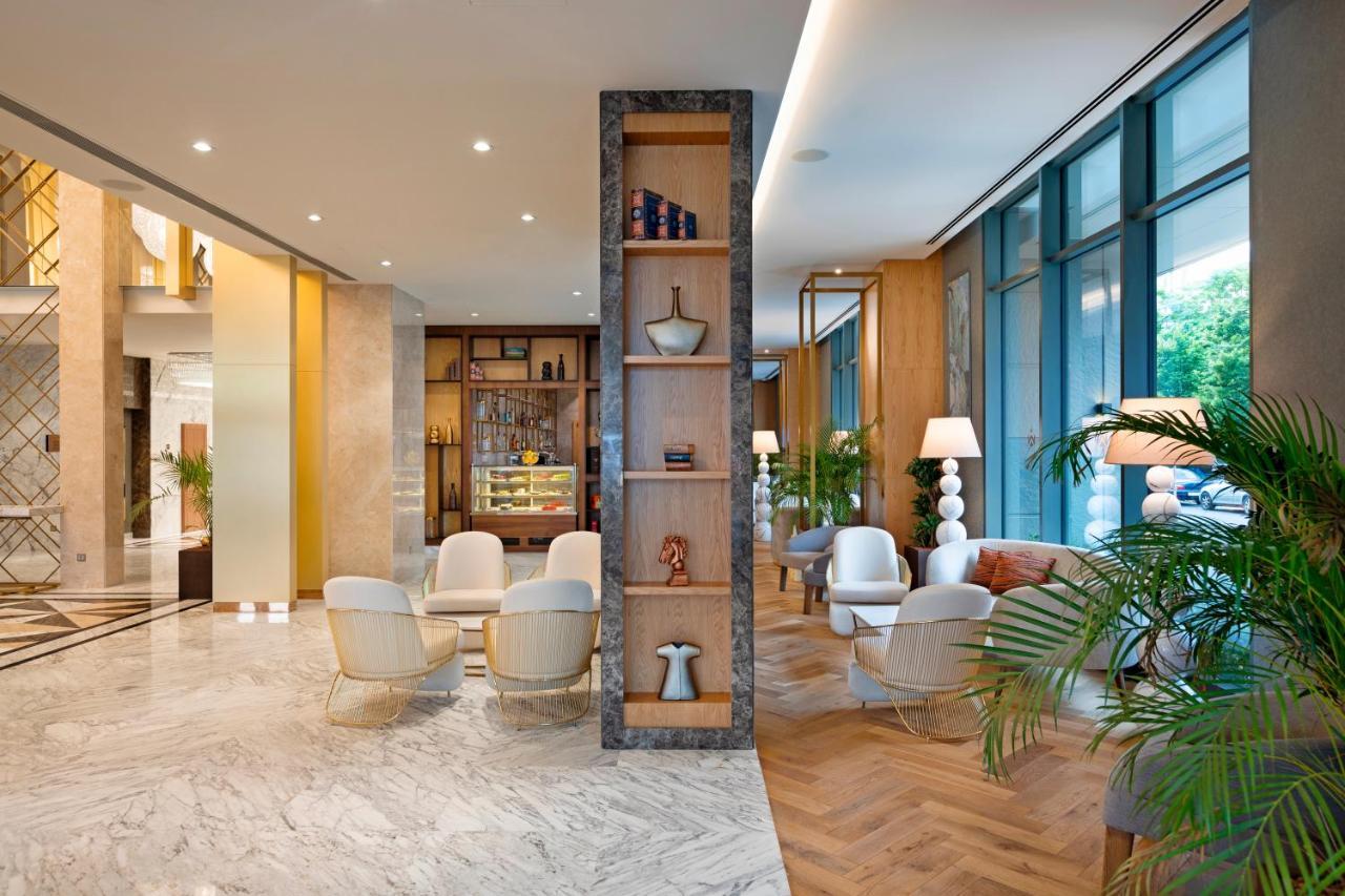 Limak Skopje Luxury Hotel Kültér fotó The lobby of the hotel